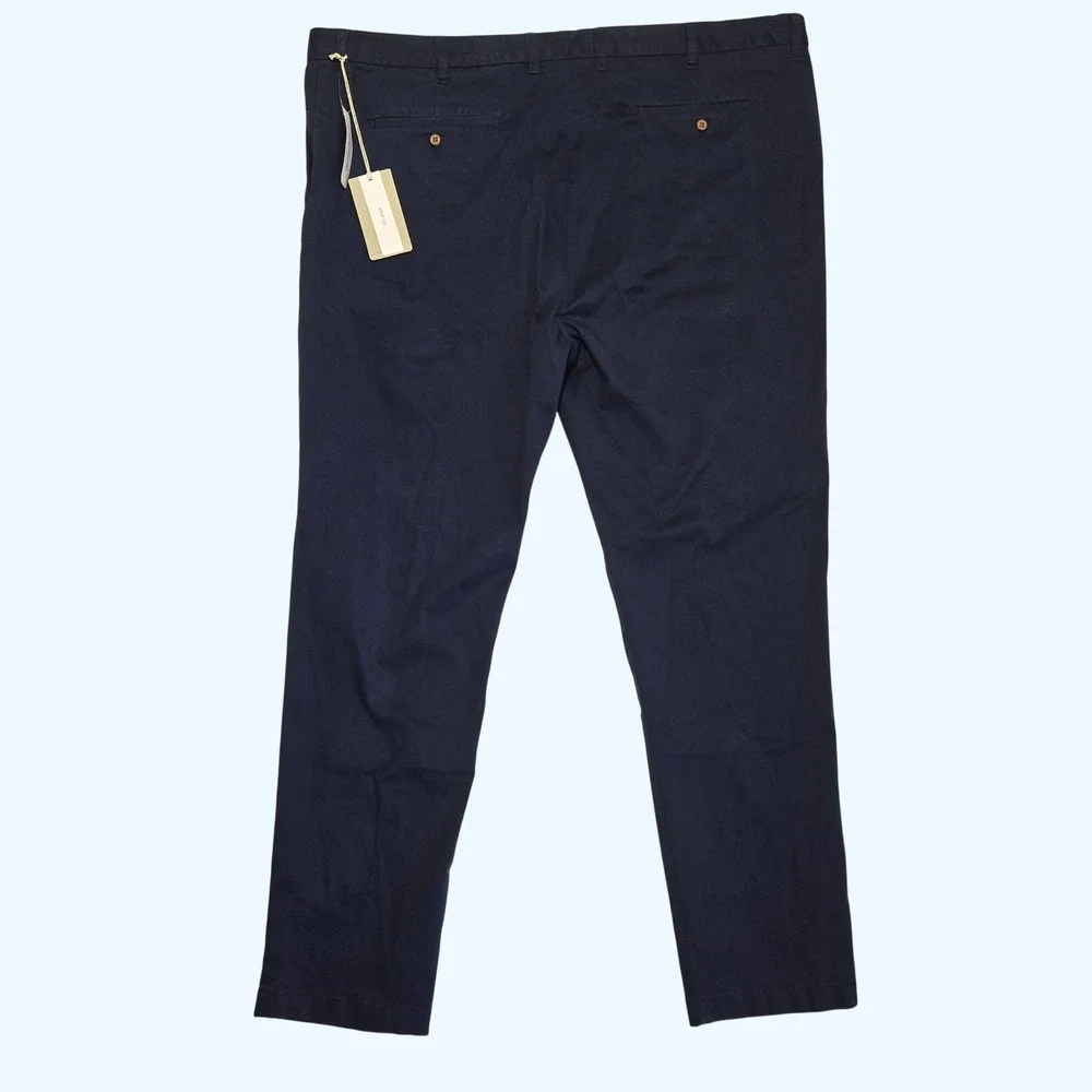 NEW Tommy Bahama Boracay Flat Front Pant Maritime Navy Blue 48x34 BT120338 Mens